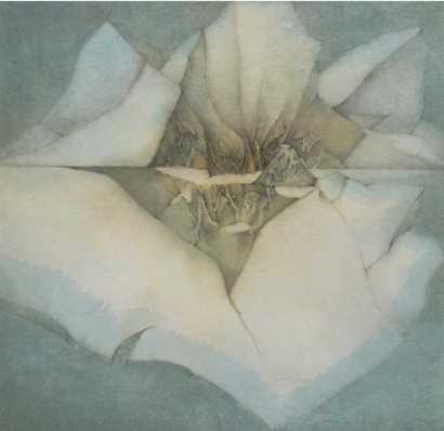 王无邪 破裂的空地89 by 91.5 cm